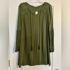 Francesca’s long-sleeve dress